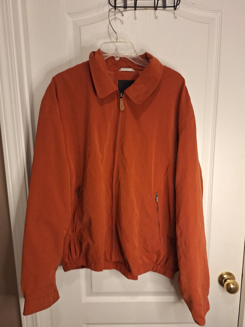 London Fog /Orange / Vintage /Lightweight Zip-Up Jacket